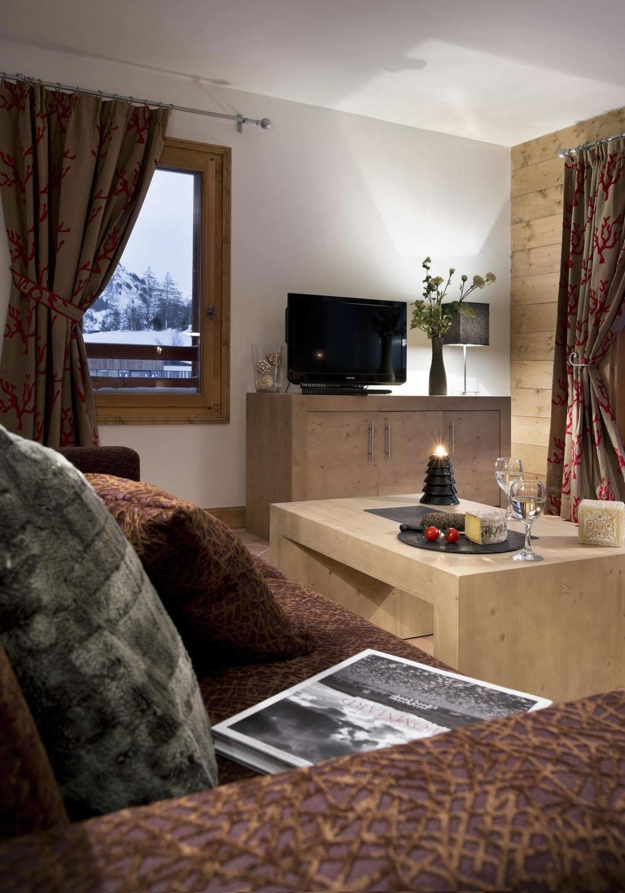 Cgh Residences & Spas Les Chalets De Flambeau Lanslebourg-Mont-Cenis Ngoại thất bức ảnh